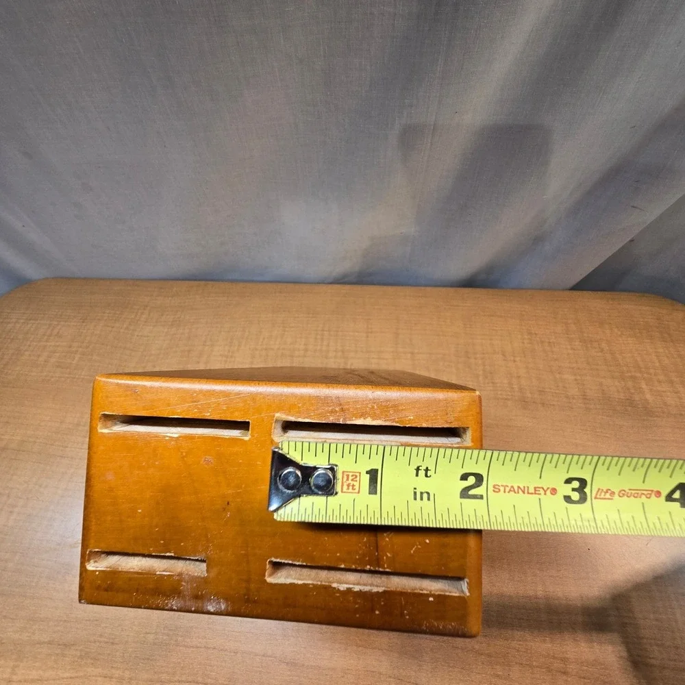 Wolfgang Puck WP Santoku Chef's Knife Set Wood Block‎ Only for 9